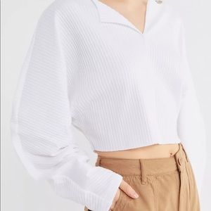 Urban Outfitters Kimchi Blue Riki Ribbed Crop Top